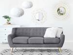 3-Sitzer Sofa MOTALA Grau - Eiche Hell