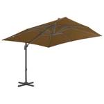 Parasol en porte-à-faux 3007813 Taupe - 300 x 258 x 300 cm