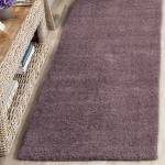 Innenteppich Robyn VELVET Violett - 70 x 215 cm