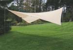 Sonnensegel + Gestänge UPF 80+ Beige - Textil - 300 x 1 x 400 cm