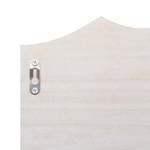 Porte-manteau 299262 Blanc - Bois massif - Bois/Imitation - 10 x 23 x 50 cm