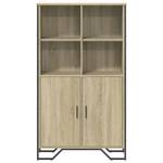 Highboard DE1363 Braun - Holzwerkstoff - 36 x 138 x 80 cm