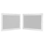 Paroi de tente (lot de 2) 45121 Blanc - Matière plastique - 1 x 195 x 300 cm