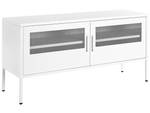 Sideboard MORLEY Weiß - Metall - 118 x 60 x 40 cm