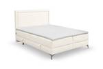 Boxspringbett Joy Bonellfederkern Ecru - Breite: 140 cm