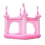 Aufblasbares Schloss Paddelpool Pink - Kunststoff - 209 x 216 x 209 cm