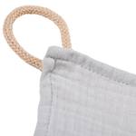 Kuscheltuch Musselin Rakete Geschenkbox Grau - Textil - 30 x 1 x 30 cm