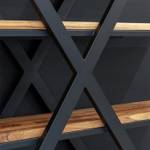 Lax-Bücherregal aus Massivholz Braun - Massivholz - 180 x 160 x 43 cm