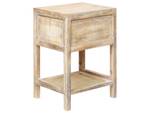 Table de chevet ESTO Marron - Bois massif - 35 x 51 x 29 cm