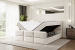 Boxspringbett OHIO-Z Beige - Breite: 160 cm - H4