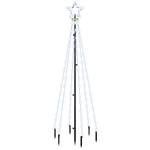 Sapin de noël avec piquet 3018040 Blanc perlé - 70 x 180 x 70 cm