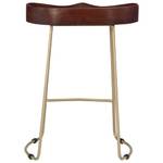 Tabouret de bar 296889 (lot de 2) Marron foncé - 46 x 52 x 38 cm