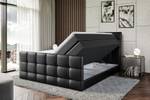 Boxspringbett APO-Z-KING Hochglanz Schwarz - Breite: 200 cm