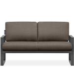 Gartensofa FRENA 2-Personen Anthrazit - Beige