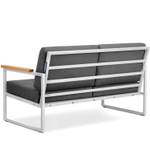 Gartensofa TRIBO 2-Personen Grau - Weiß