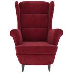 Sessel mit Hocker 3006422-2 Rot - Safrangelb