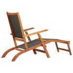 Chaise de terrasse 3015993 Marron - Bois massif - Bois/Imitation - 58 x 92 x 141 cm