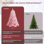 150cm Künstlicher Weihnachtsbaum Pink - Kunststoff - 100 x 150 x 100 cm