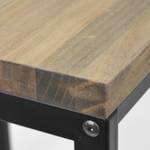 Table chevet ECO Three 40x40x45cm Noir Noir - Bois massif - Bois/Imitation - 40 x 47 x 40 cm