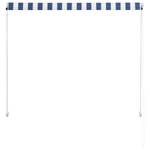 Einziehbare Markise 3001277-1 Blau - Breite: 100 cm