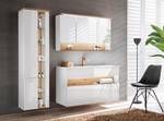 Schrank unter waschbecken BAHAMA CUW120 Weiß - Holzwerkstoff - Kunststoff - 120 x 68 x 46 cm