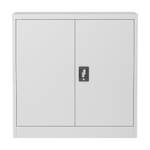 Placard de bureau Molise Gris lumineux - 40 x 90 cm