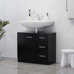 Meuble de lavabo 3005548 Noir - Bois manufacturé - 63 x 54 x 30 cm