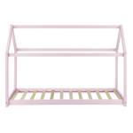 Kinderbett Netstal Pink - Massivholz - 200 x 142 x 90 cm