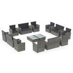 Garten-Lounge-Set (16-teilig) 3012362-1 Grau - Anzahl Teile im Set: 16