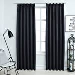 Rideau(lot de 2) 299467 Anthracite - Hauteur : 245 cm