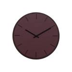 Horloge murale 98221 Noir - Rouge - Fibres naturelles - 38 x 2 x 38 cm