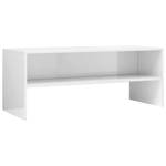 TV-Schrank V873 Weiß - Holzwerkstoff - 40 x 40 x 100 cm