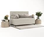 Boxspringbett Alba Beige - Grau - H3 - Tiefe: 108 cm