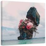 Leinwandbild Blumen Rock Chong mit Zehem