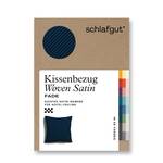 Kissenbezug Woven Fade Satin Nachtblau - 80 x 80 cm