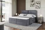 Boxspringbett BOXI3 Steingrau - Breite: 120 cm - H4