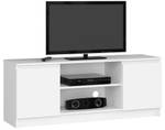 TV-Schrank K140 2T 1S CLP Weiß