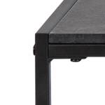 Table basse Infors Noir - En partie en bois massif - 120 x 48 x 60 cm