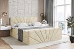 Boxspringbett MILTIO-Z Ecru - Breite: 180 cm - H3