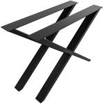 pieds de table Swift Lot de 2 Noir