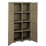 Jadin-Schrank IN7427 Grau - Kunststoff - 164 x 43 x 79 cm