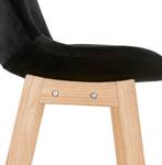 Tabouret De Bar MORISS MINI Noir - Marron