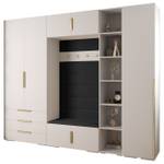 Garderobe Inova 1 Z11 Schwarz - Gold - Weiß - Gold