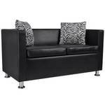 Sofa 3002827-1 Schwarz - Kunstleder - 120 x 63 x 62 cm