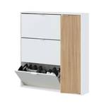 Schuhschrank Valparaiso Braun - Holzwerkstoff - 105 x 112 x 24 cm