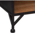 Nachttisch CIERNA mit Schublade, schwarz Schwarz - Holzwerkstoff - 36 x 64 x 43 cm