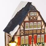 Weihnachtsdorf-Miniatur Gaststätte Stein - 9 x 19 x 11 cm