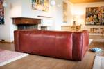 2-Sitzer Sofa Krieger Rot - Echtleder - 109 x 65 x 200 cm