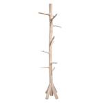 Porte-manteau branche arbre teck - MIRA Marron - Bois massif - 45 x 200 x 45 cm