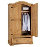 Kleiderschrank SALSA Braun - Massivholz - Holzart/Dekor - 103 x 188 x 57 cm